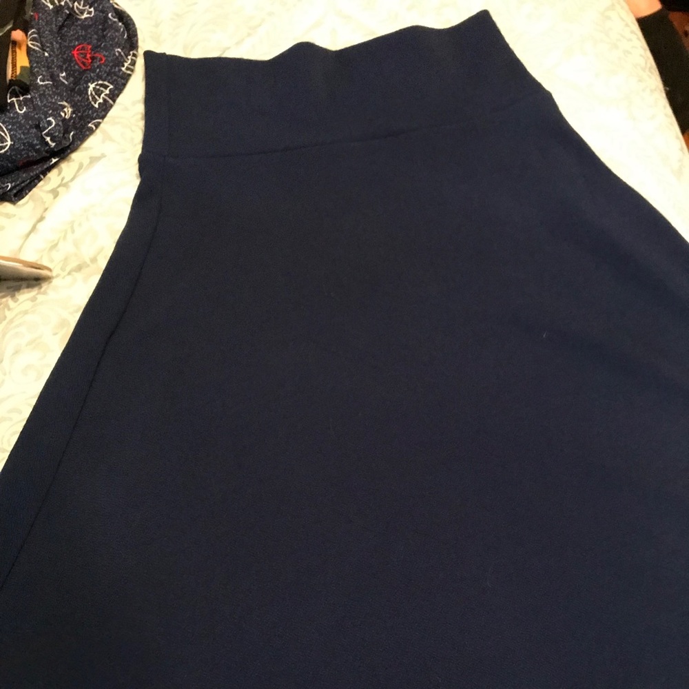 Navy Blue Lularoe Azure Skirt